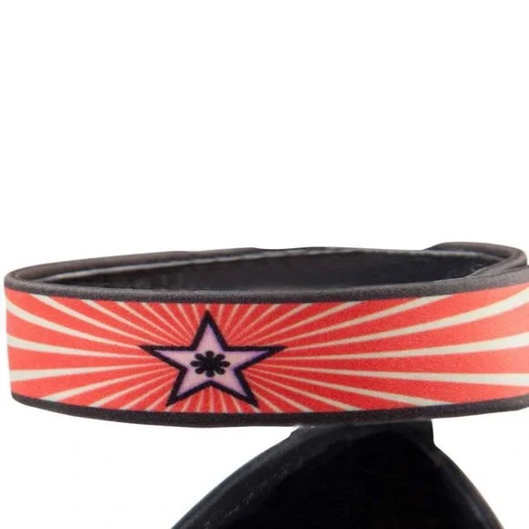 Nicholas Kirkwood Multicolor Printed Satin Platform Sandals - Picture 6 of 7